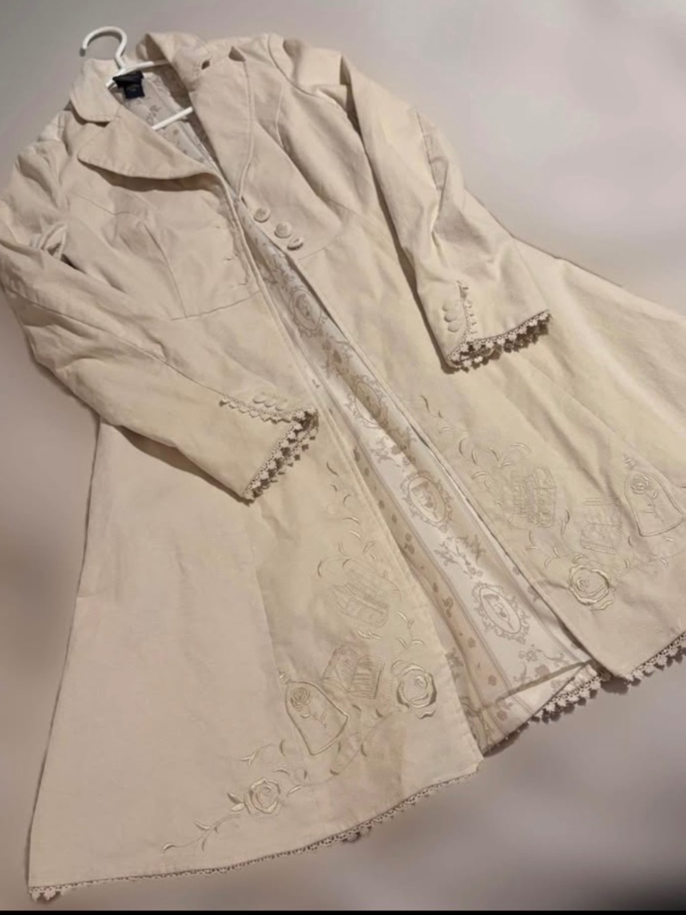 Beauty and the Beast Long Coat - Hot Topic Exclusive - Size Medium